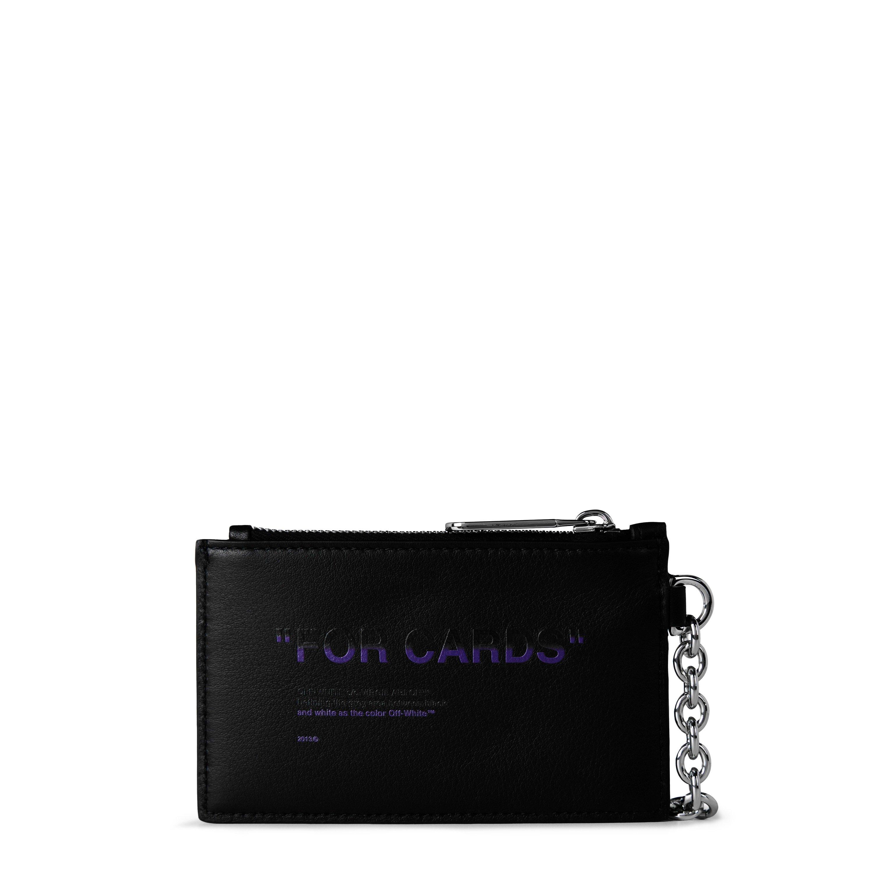 Off White Card Holder