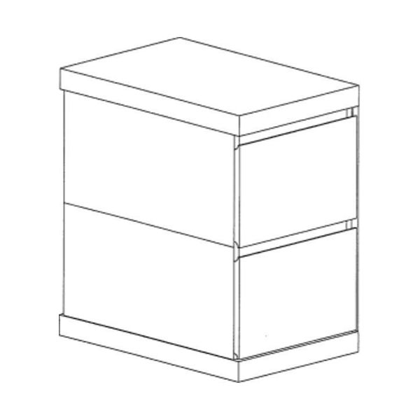 Vipack Lara Rolcontainer Wit