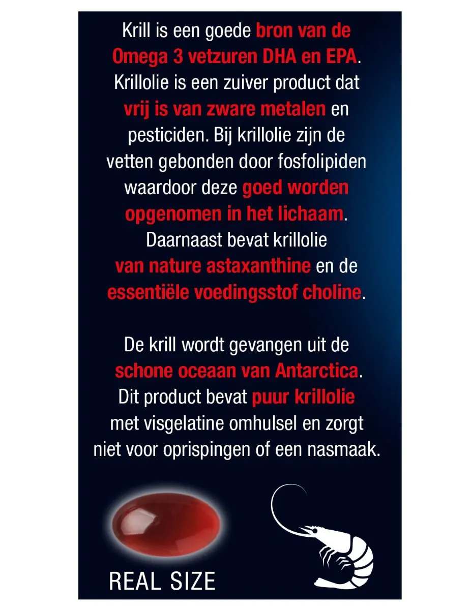Omega 3 Krill olie 500 mg