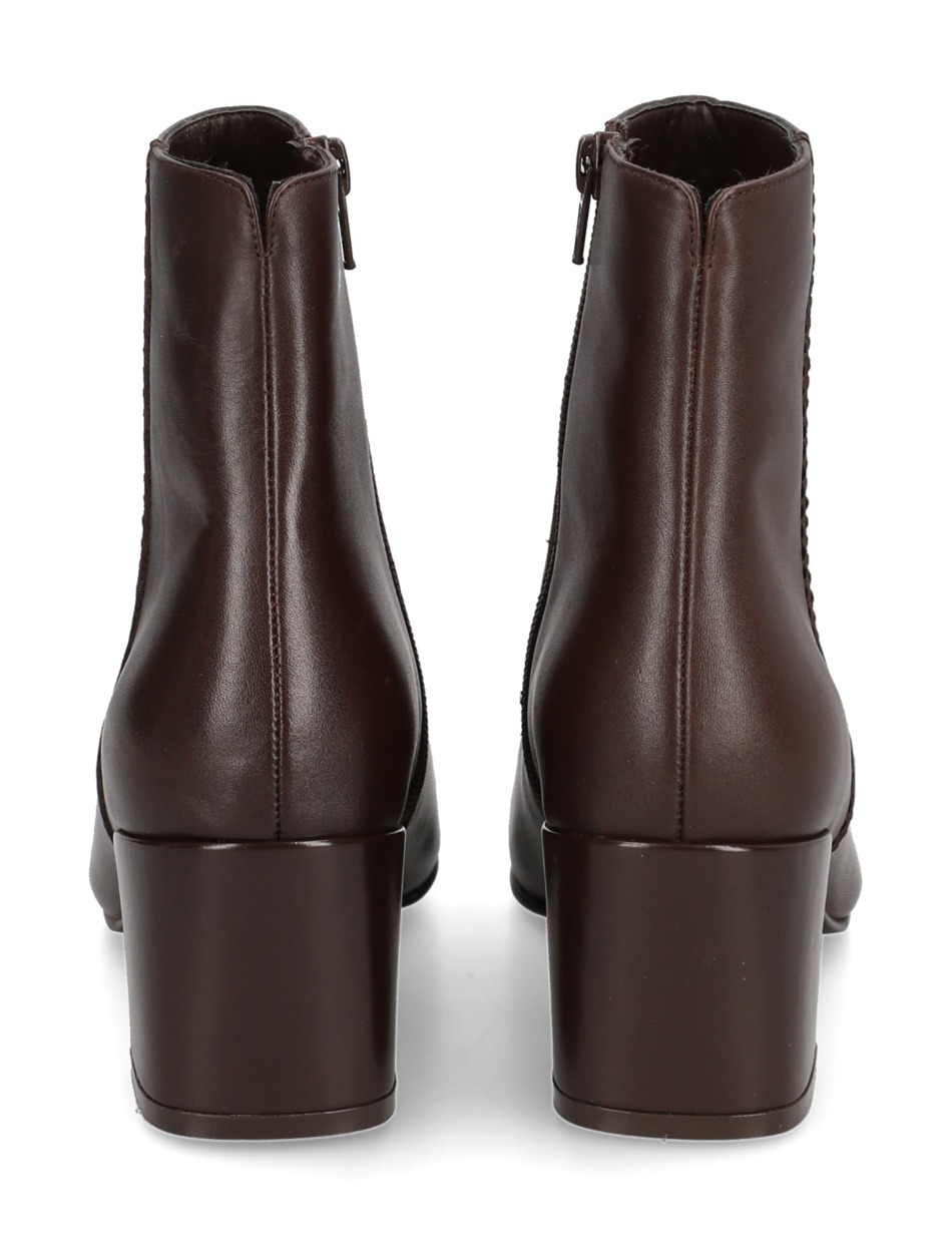 Glattleder Stiefelette