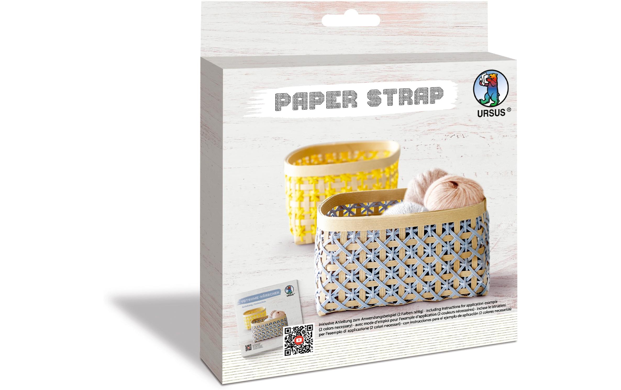 Bastelpapier Kamihimo 15 mm x 15 m, WeissPapierstreifen