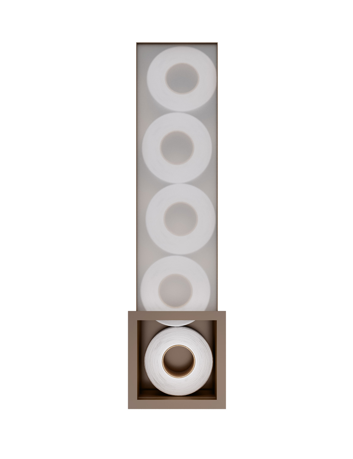 Hotbath &More inbouw reserverolhouder Tuscan brons