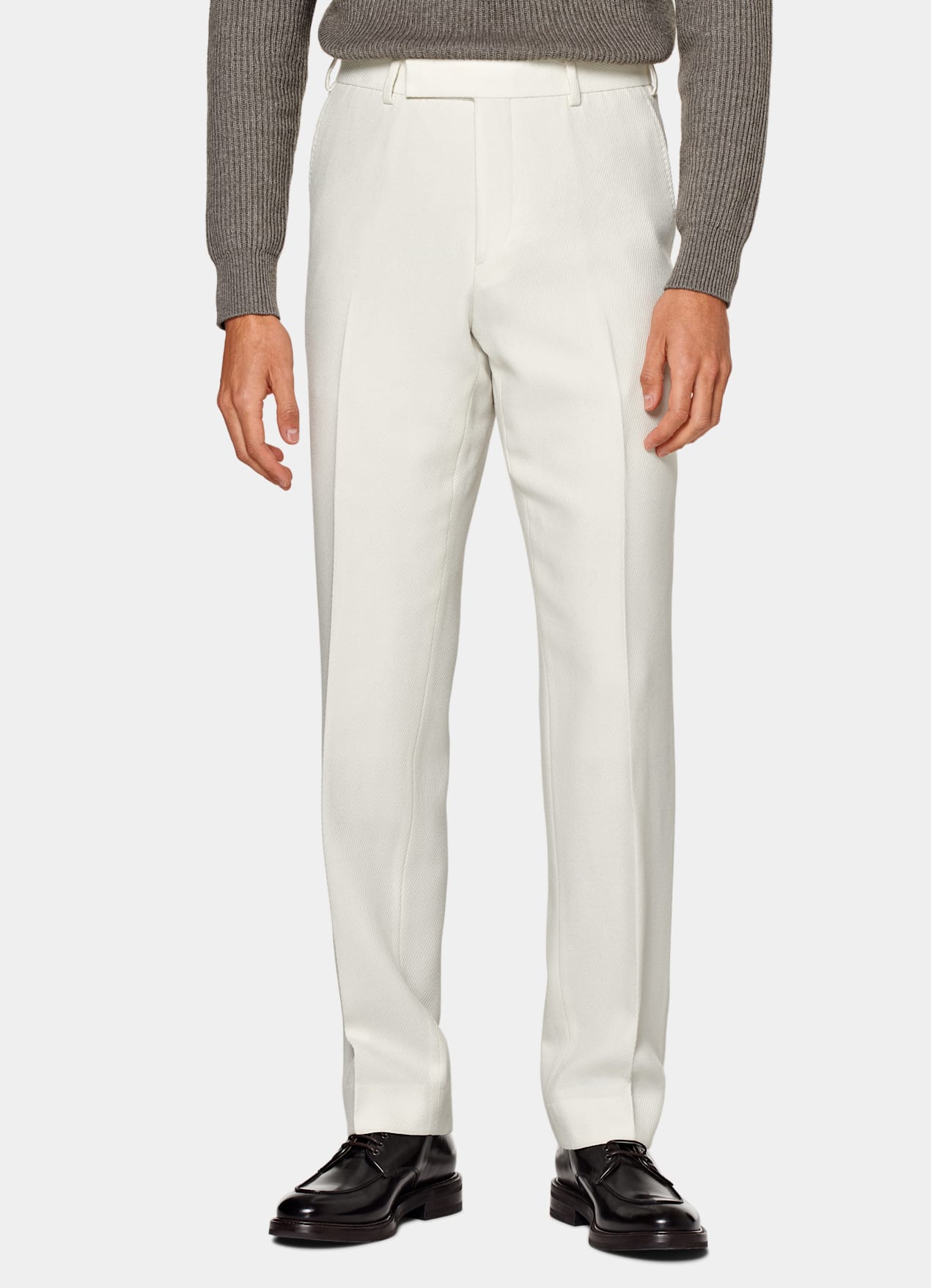 Costume Havana coupe Tailored blanc cassé