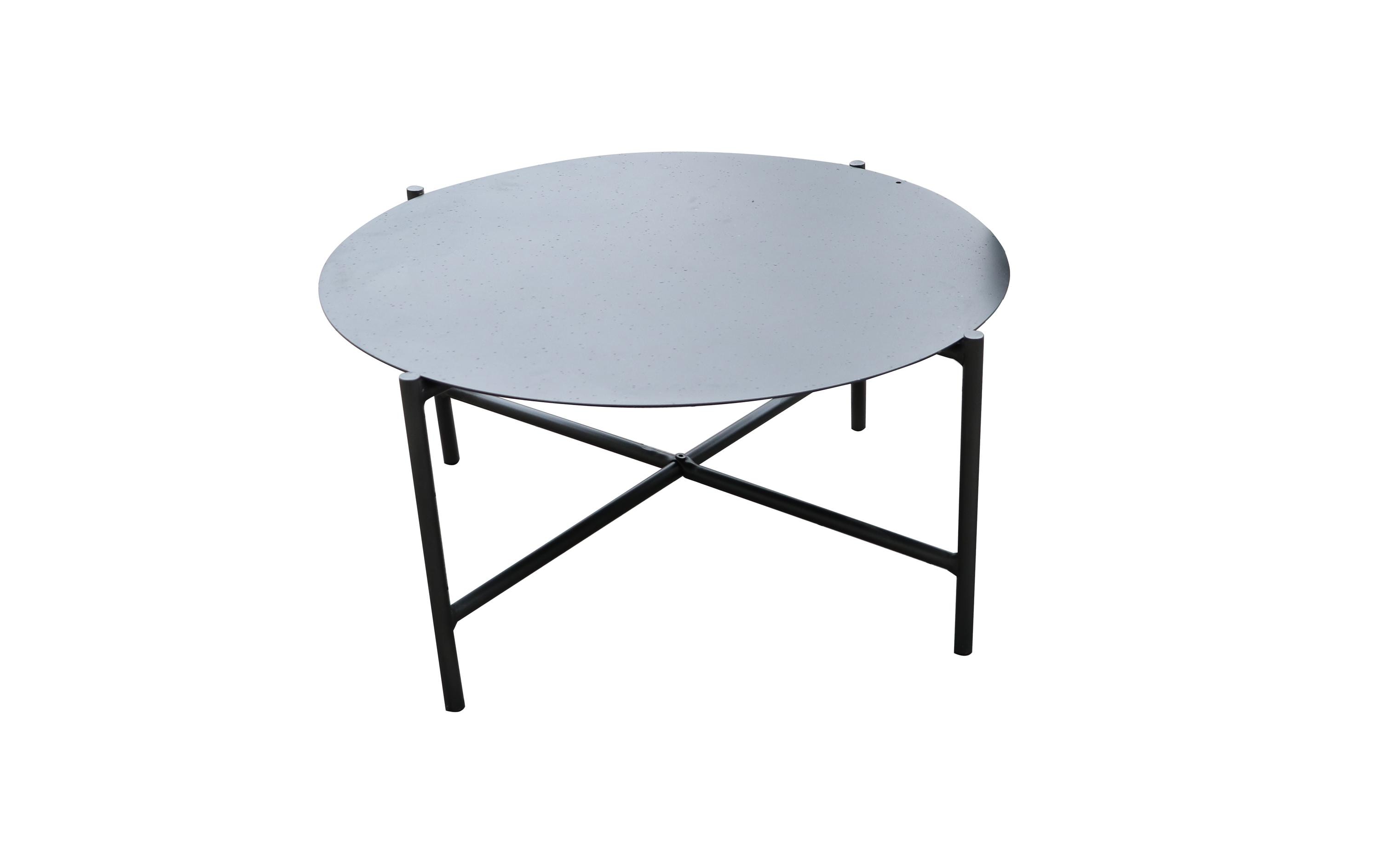 Loungeset Origlio, Beige/Schwarz, 4 Sitzplätze<br>Ein Zweiersofa, zwei Stühle und zwei Tische für Garten, Terrasse oder Balkon