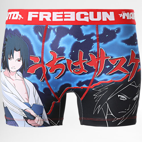 Boxer Naruto Sasuki Bleu Marine