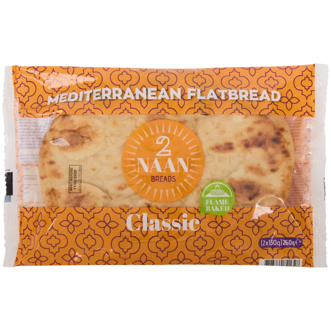 Naanbrood Classic 2 x 130 gram