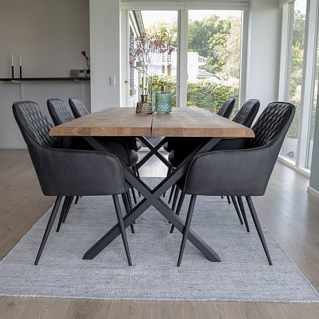 Toulon spisebord - olieret eg