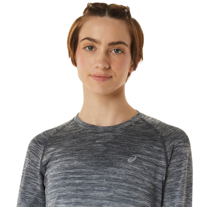 Asics Dame T-shirts Seamless LS Top Grå