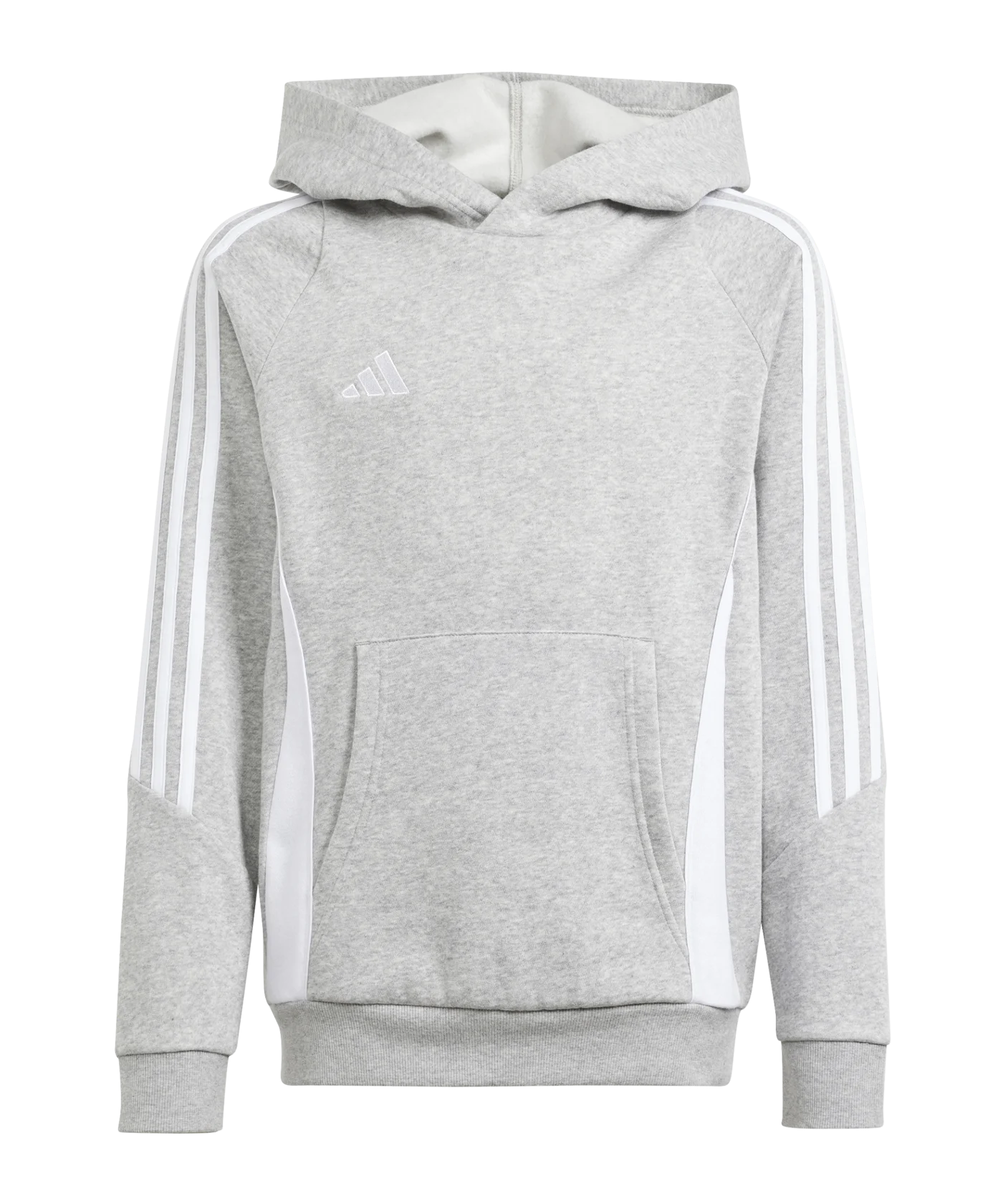 adidas Tiro 24 Hoody Kids Grau Weiss