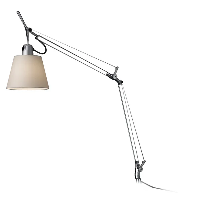 Artemide - Tolomeo Basculante, Body   Schirm aus Satin Ø 18 cm