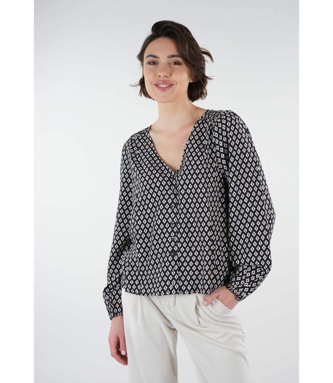 Chemise imprimé géometrique ETANIA