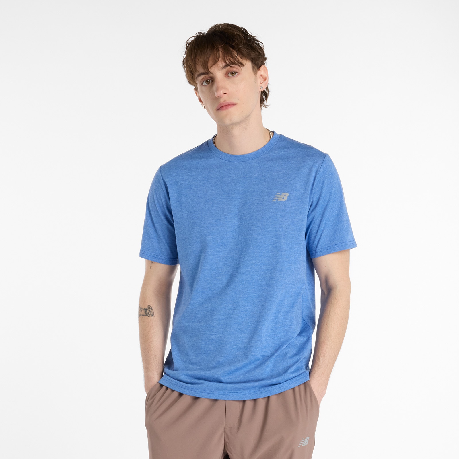 New Balance T-Shirt »Sport Essentials Heathertech T-Shirt«