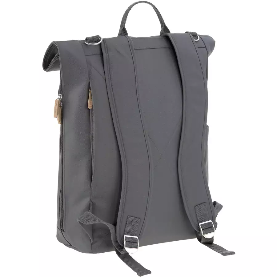 LÄSSIG Wickelrucksack Rolltop Backpack anthrazit