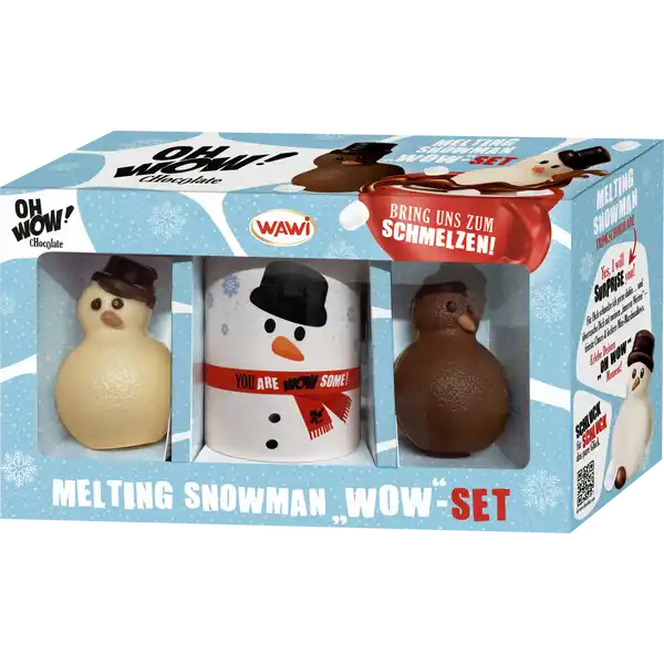 Trinkschokolade Melting Snowman Geschenkset