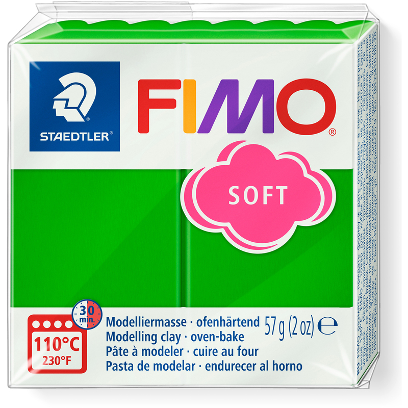 FIMO Modelliermasse Soft, 57 g, grün