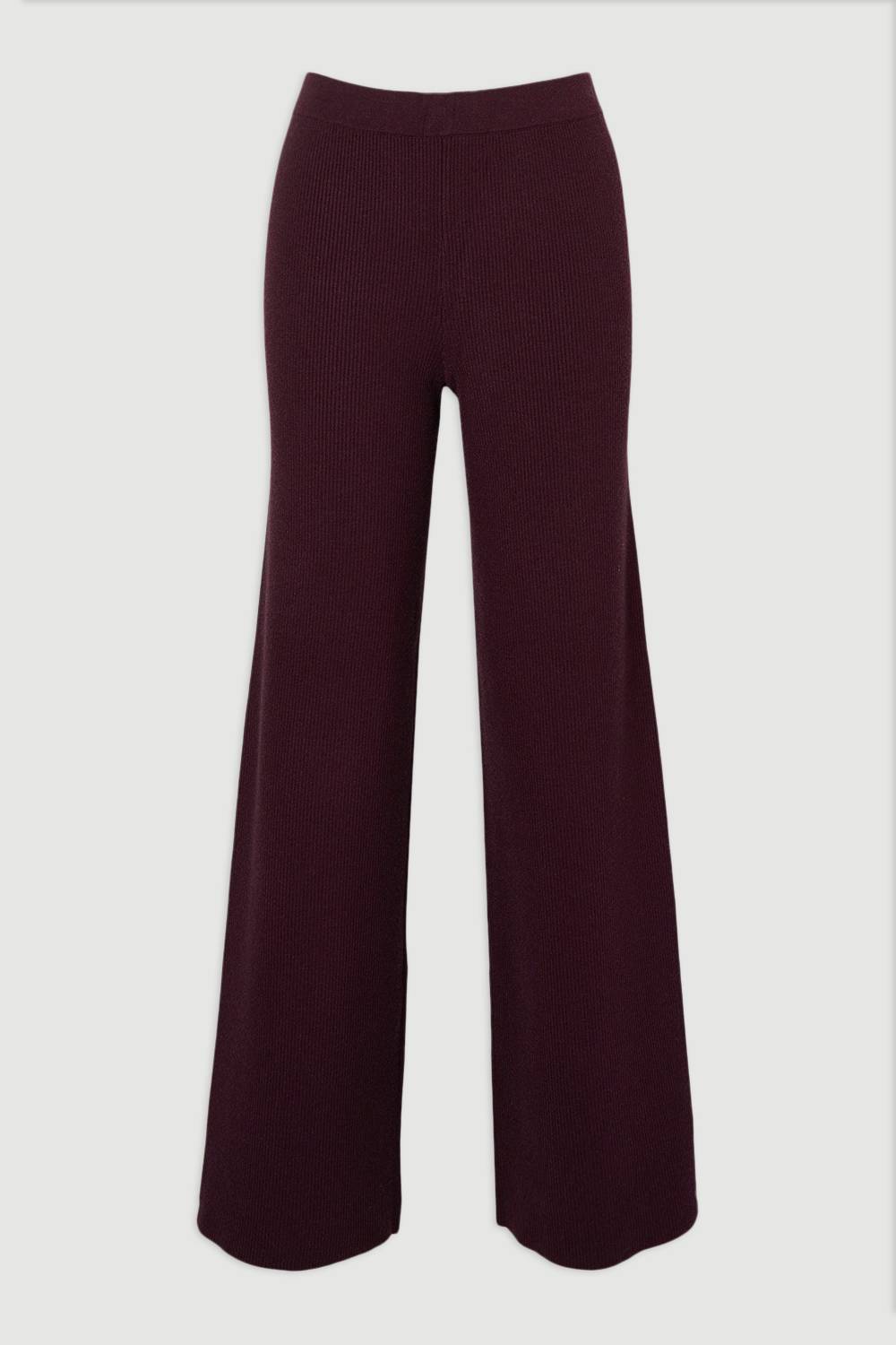KarenMillen Pantalon Tricoté Côtelé Décontracté