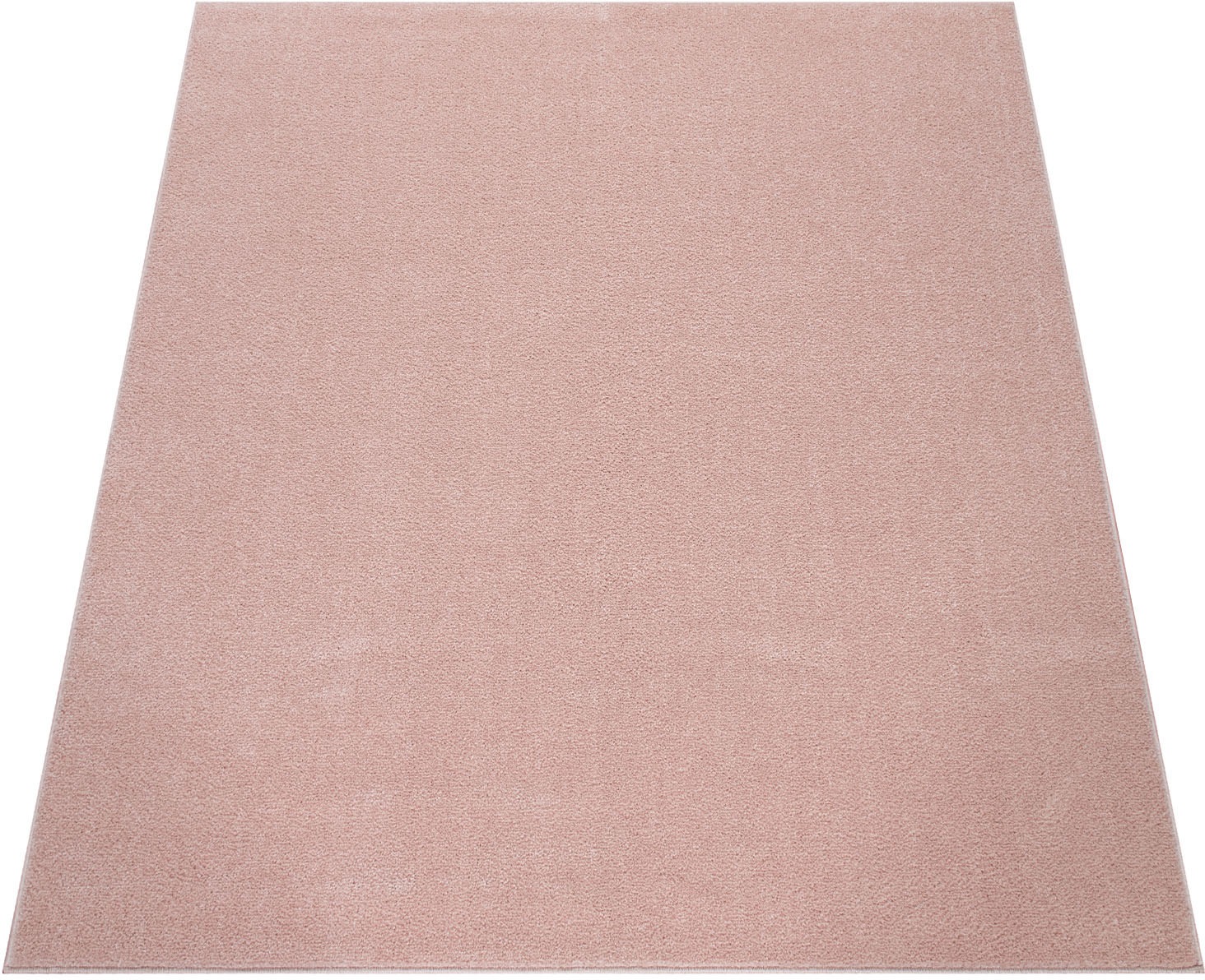 Paco Home Teppich »Porto 890« rechteckig 13 mm Höhe Kurzflor, Uni-Farben, ideal im Wohnzimmer & Schlafzimmer