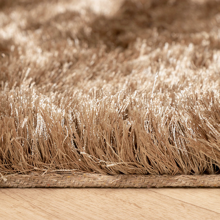 Hoogpolig vloerkleed - Glorious Taupe | Luxe