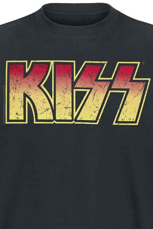 Logo Usé | Kiss T-Shirt Manches courtes