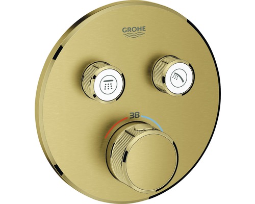 GROHE douchemengkraan met thermostaat GROHTHERM SMARTCONTROL cool sunrise geborsteld 29119GN0