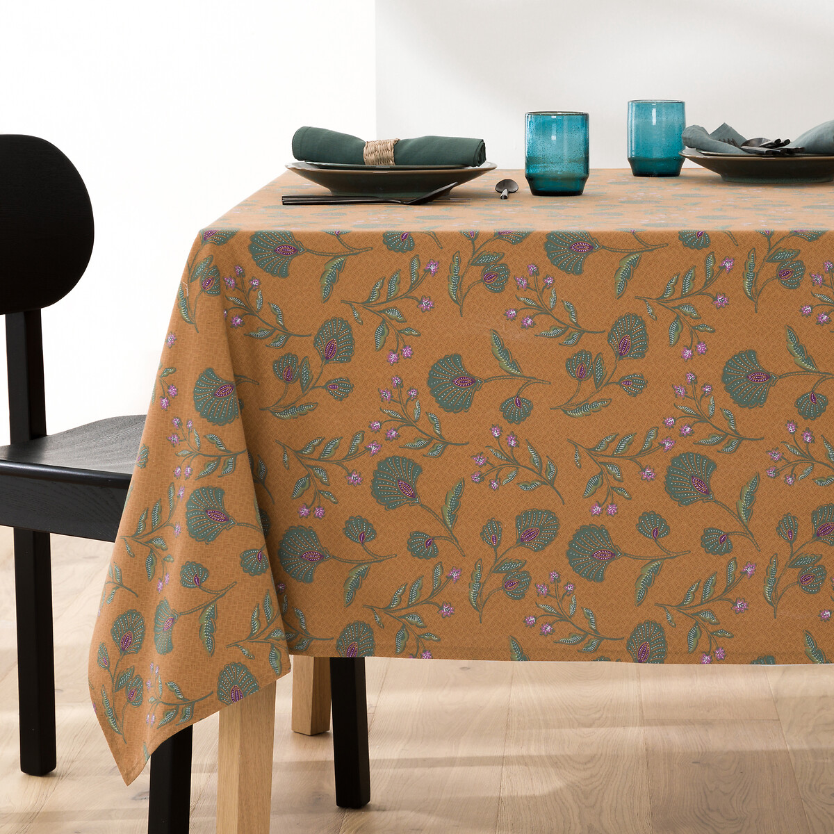LA REDOUTE INTERIEURS<br>Toalha de mesa de algodão lavado estampado, Damrey