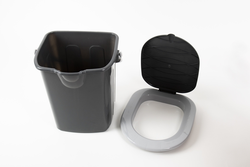 Mobile Eimertoilette - Mit Deckel