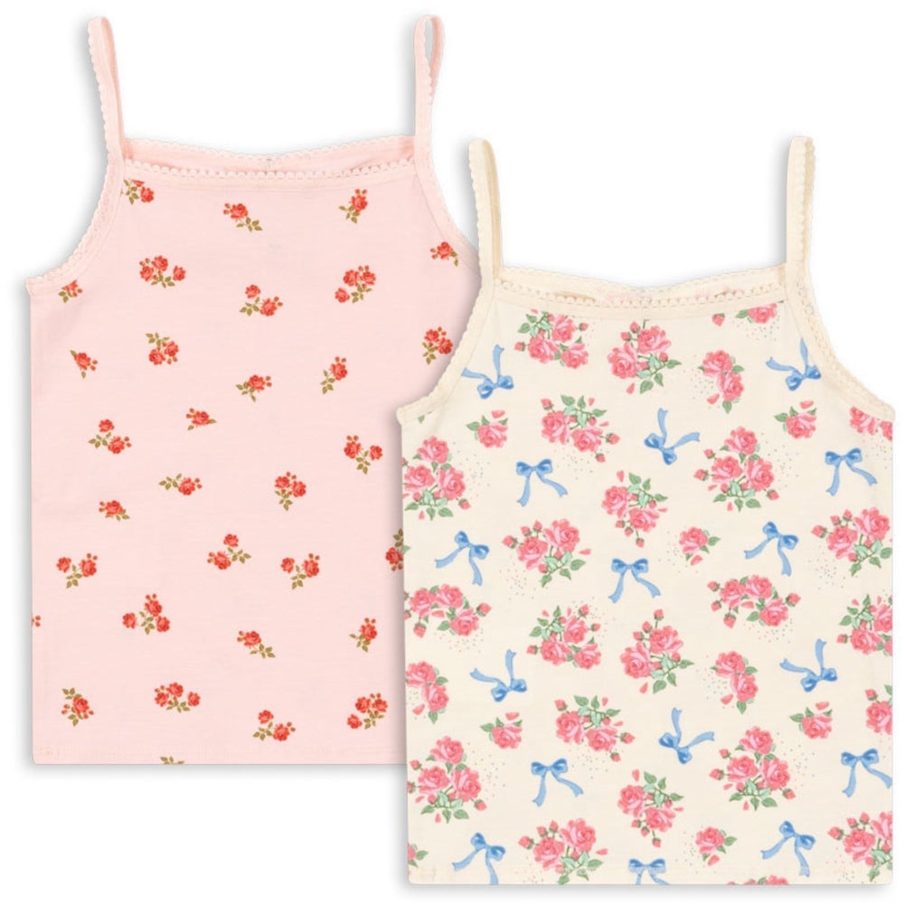 Køb Konges Sløjd Bella Rosita/Rosa Pink Basic 2 Pak Strop Top GOTS
