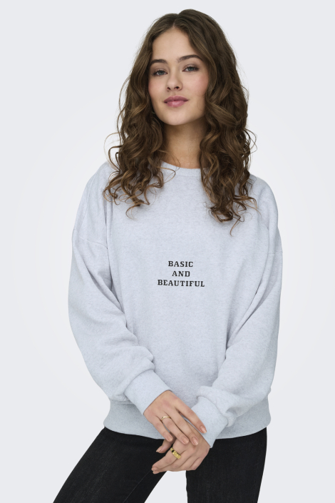 Only grijze dames sweater