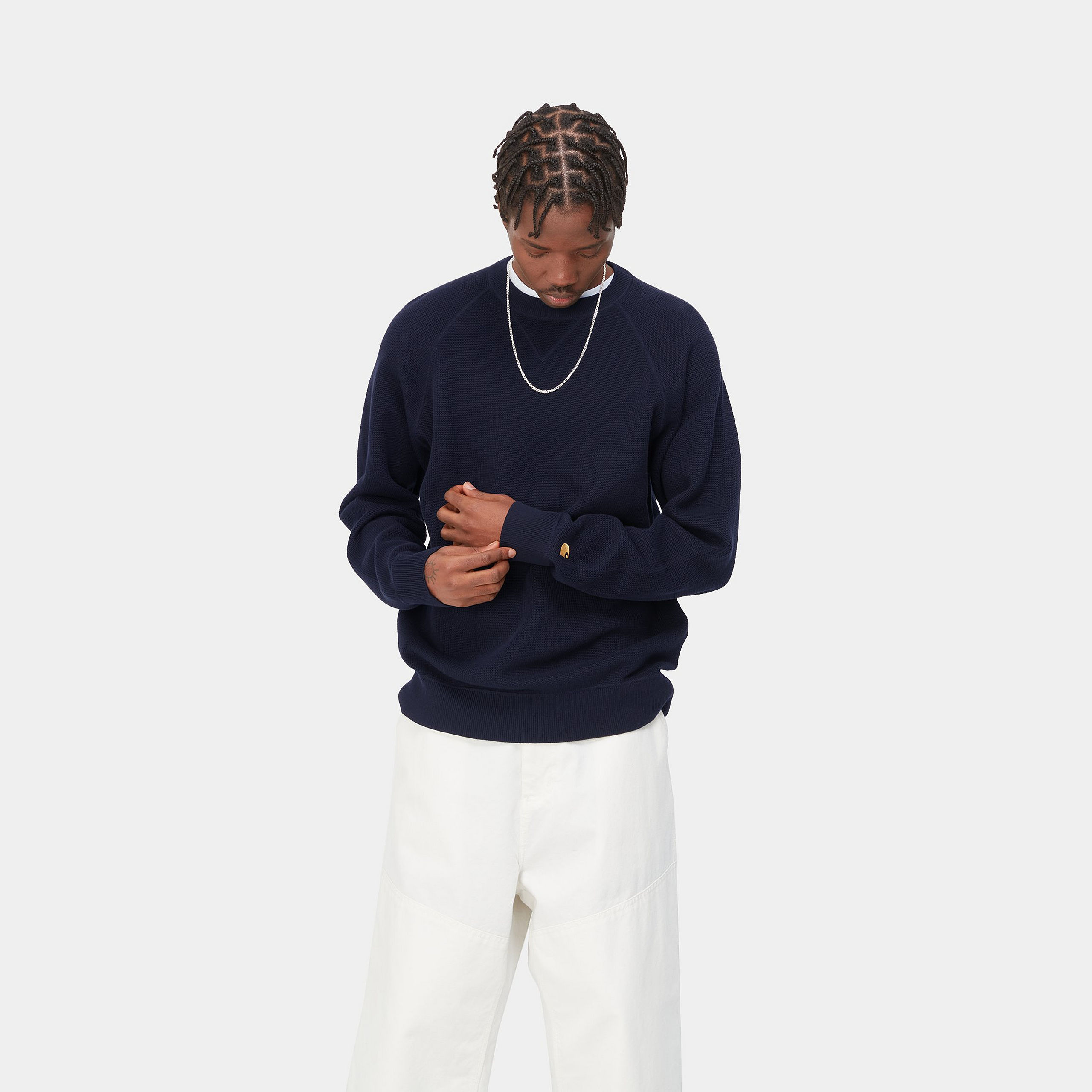 Carhartt WIP Chase Sweater Black / Gold