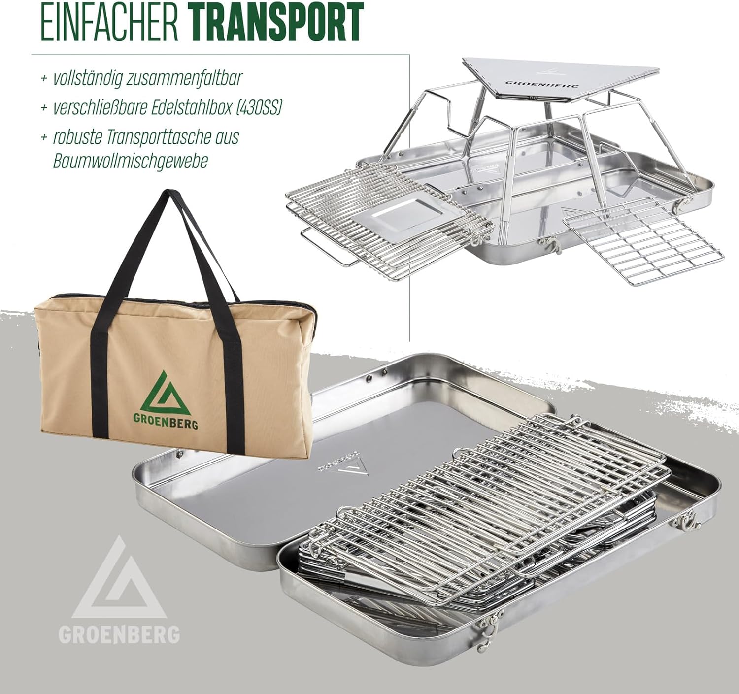 Groenberg Eldfjell medium Houtskoolgrill