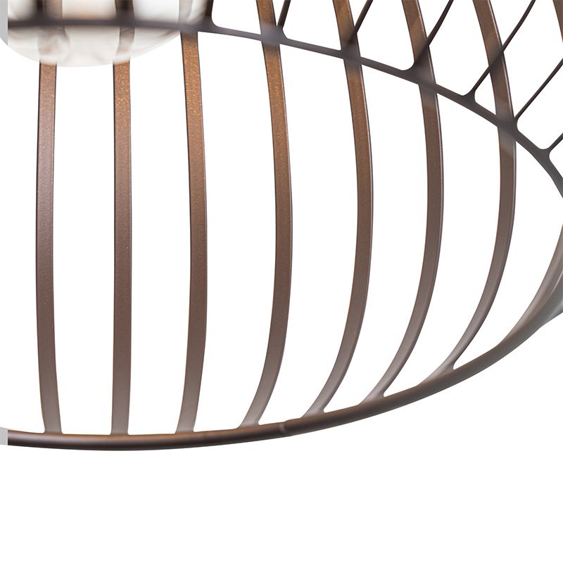 Moderne hanglamp bruin 38 cm - Saffira