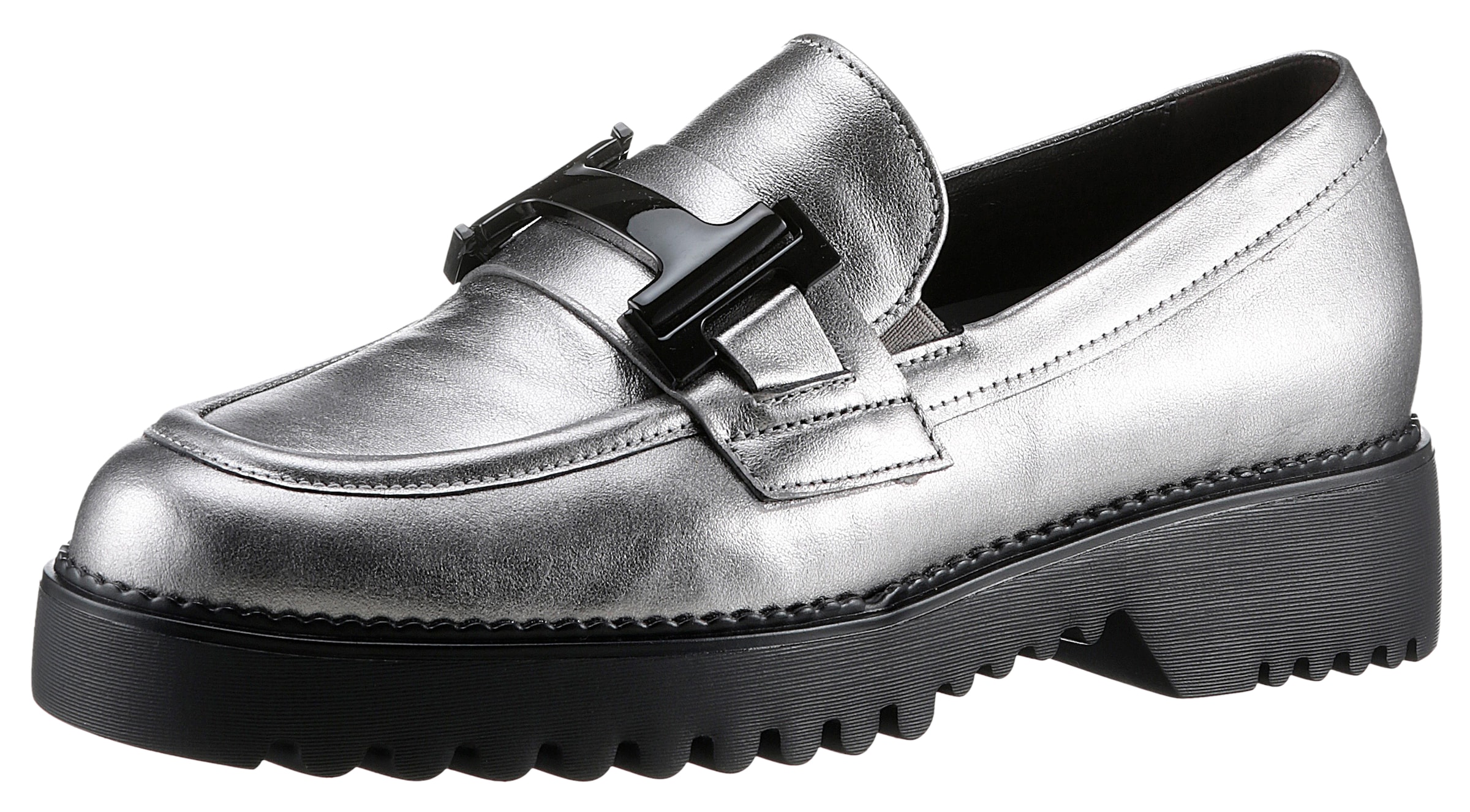 Gabor Loafer »Florenz«  , Blockabsatz, Slipper, Halbschuh, Schlupfschuh in Weite G (=weit)