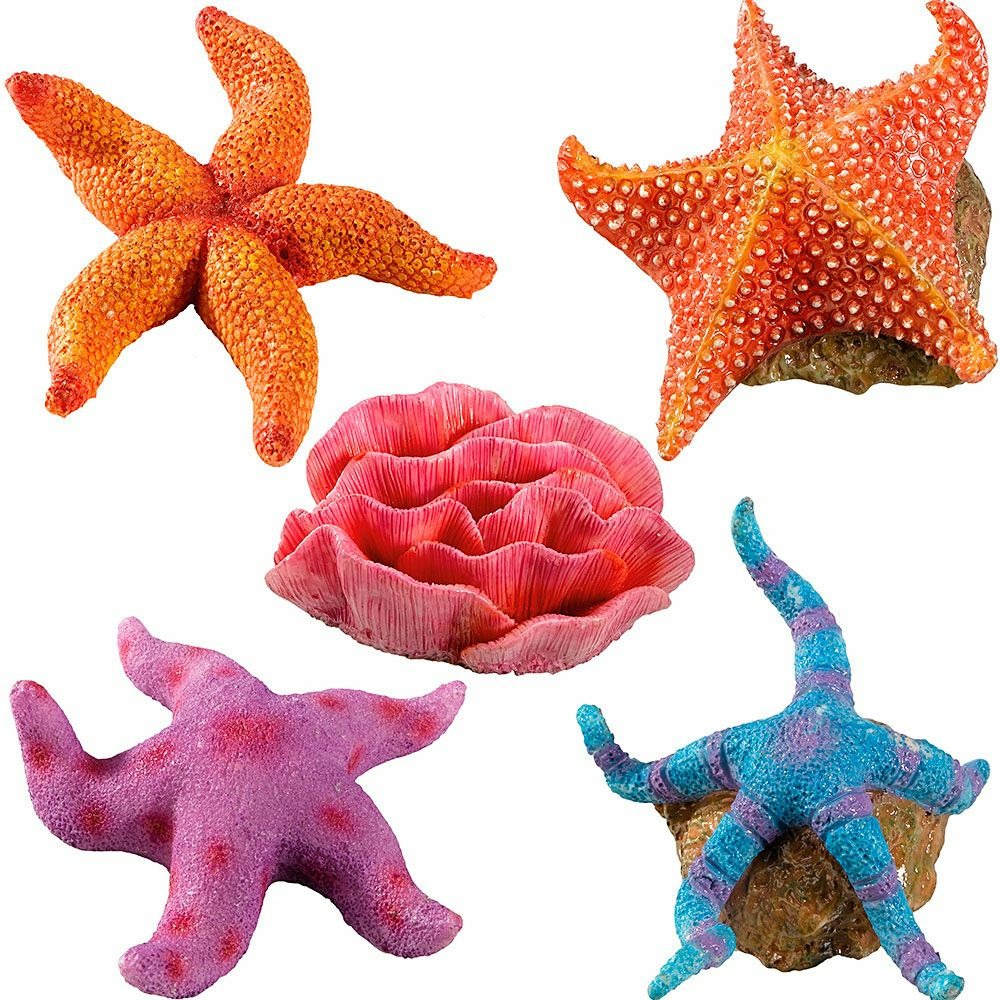 Ferplast blu 9179 mini 3 décoration résine aquariums plusieurs formes couleurs