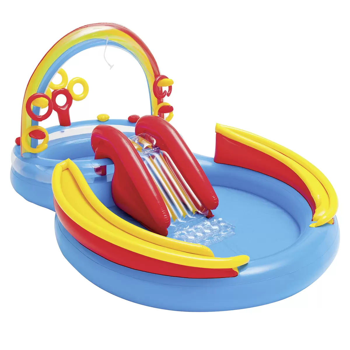 Pool Play Center Regenbogen Bunt