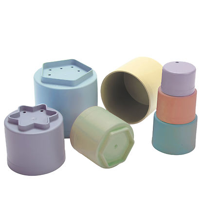 Dantoy Stapelbecher - 7 Teile - Mehrfarbig