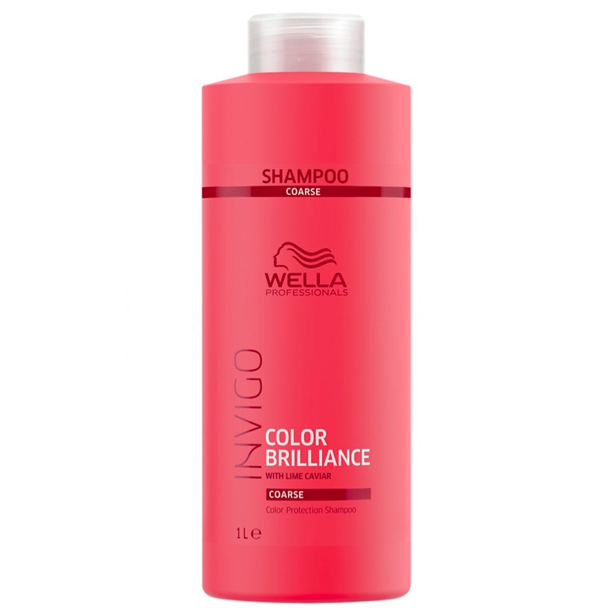 Shampoing Color Brilliance Invigo Cheveux pais Wella 1L
