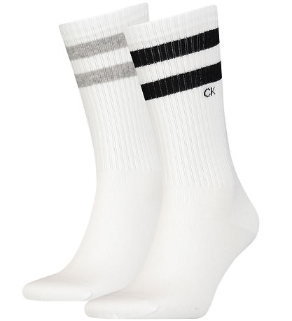 Calvin Klein Strømper - 2-pak - Hvid