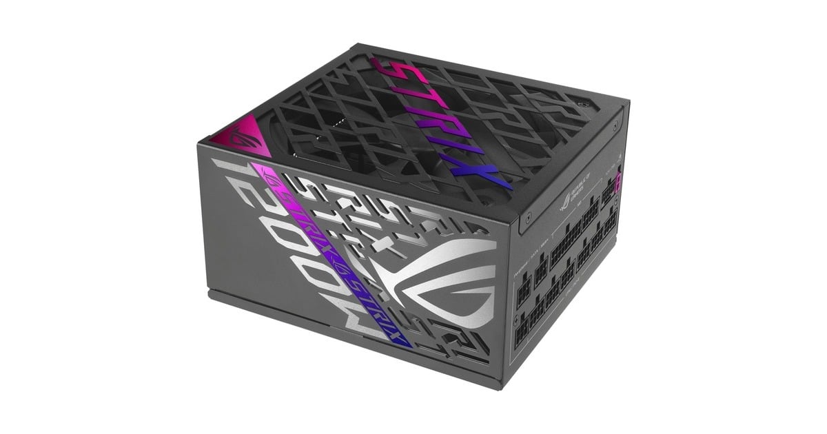 ASUSROG STRIX Platinum modulaire 1200 watt voeding   (Zwart, 1x 12V-2x6, 4x PCIe)
