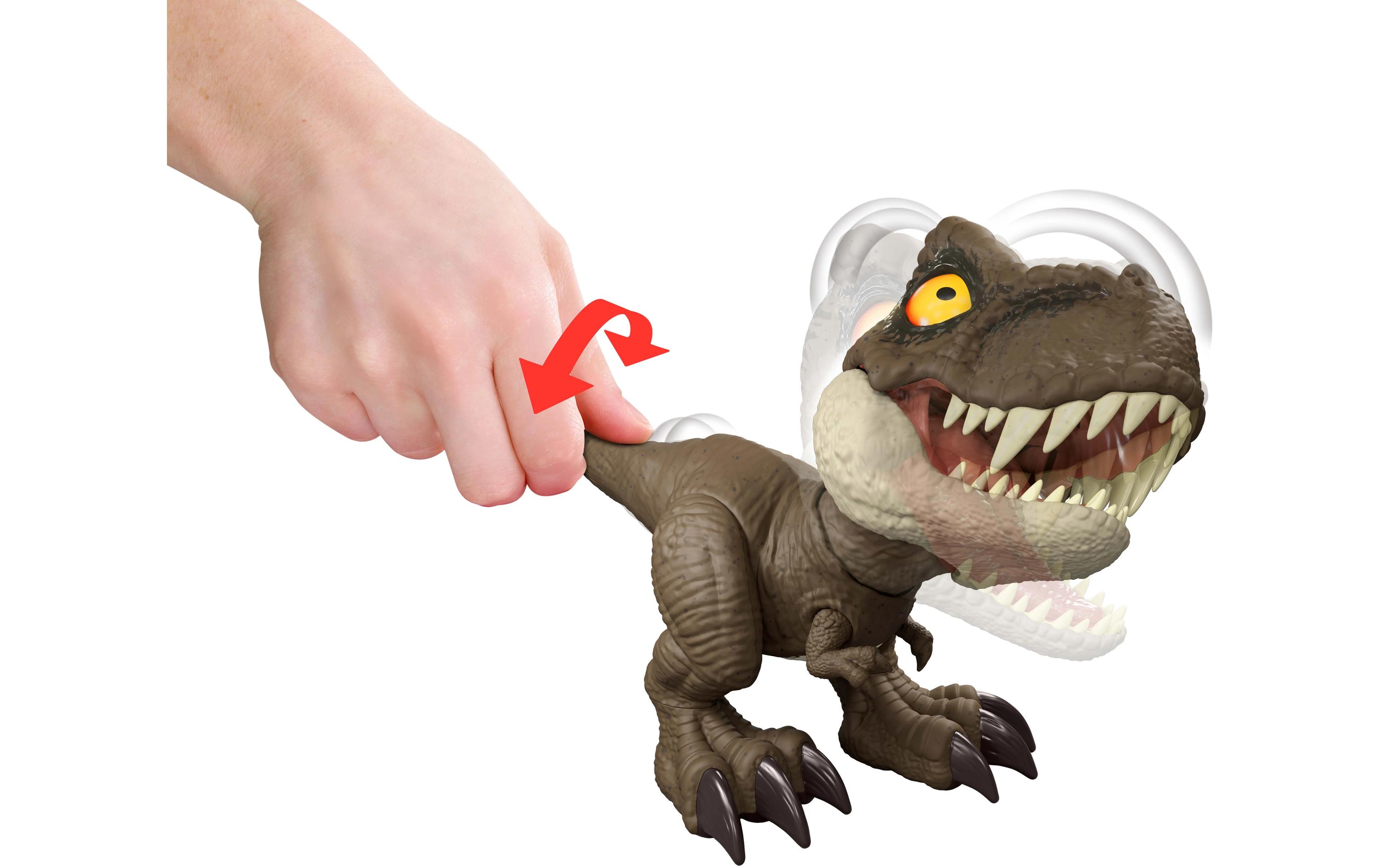 Jurassic World Brüllkommando Tyrannosaurus RexDinosaurierfigur mit Aufnahme- und Abspielfunktion sowie Brüllgeräusche