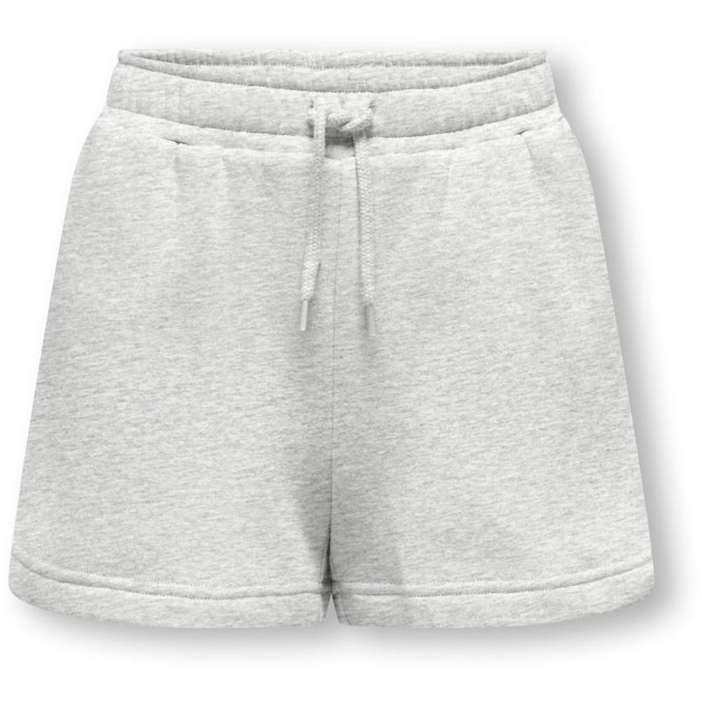 Køb kids ONLY Light Grey Melange Kogsweat String Shorts Vd Swt