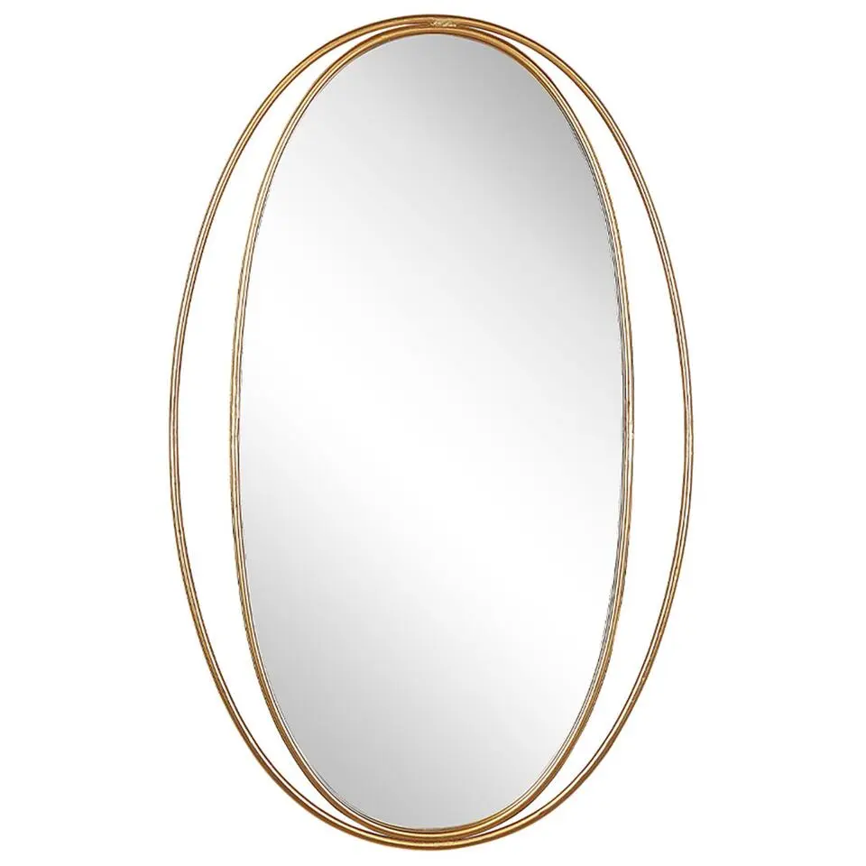 BESSON - Wandspiegel - Goud - Staal
