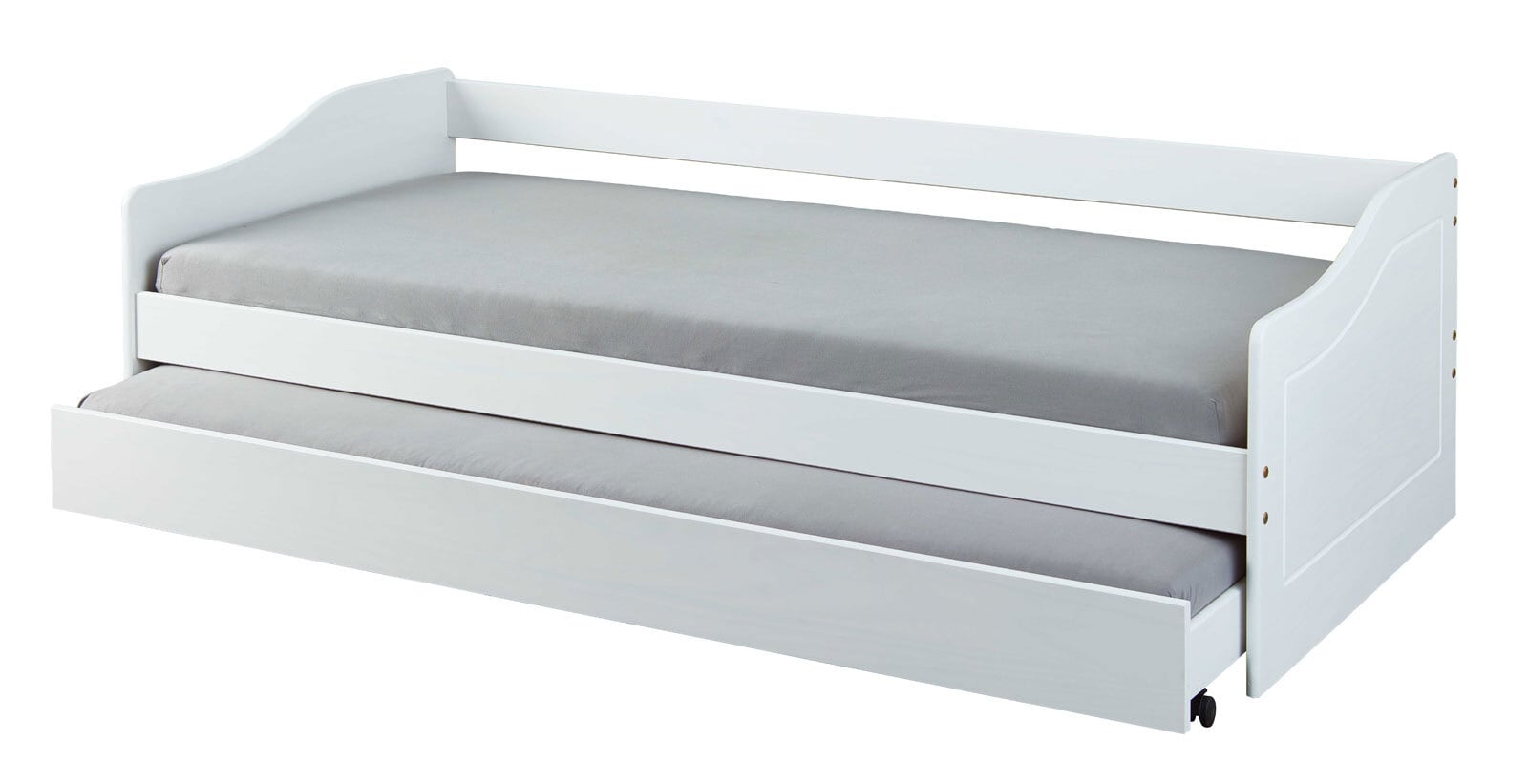 Stauraum-/Funktionsbett DAN 90 x 200 cm weiß