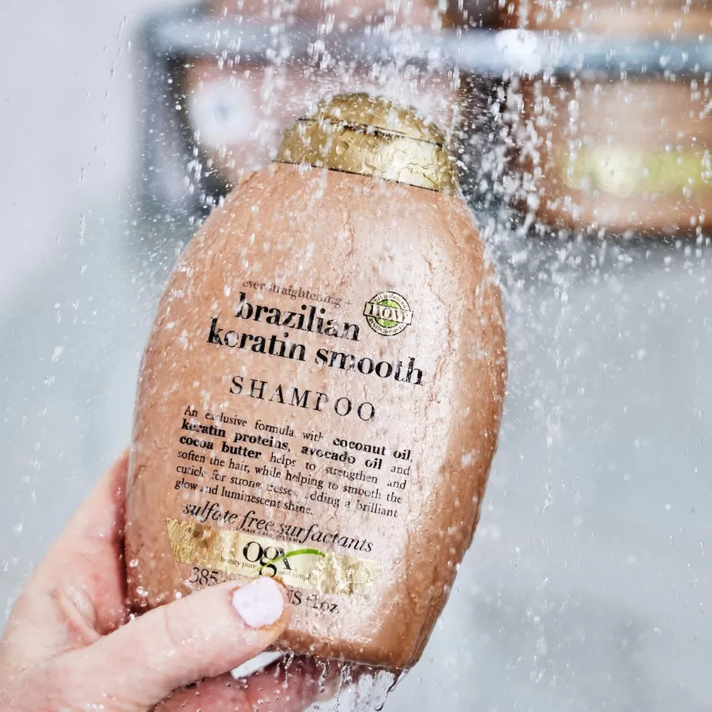 Ogx Brazilian Keratin Smooth Shampoo - 385 ml.