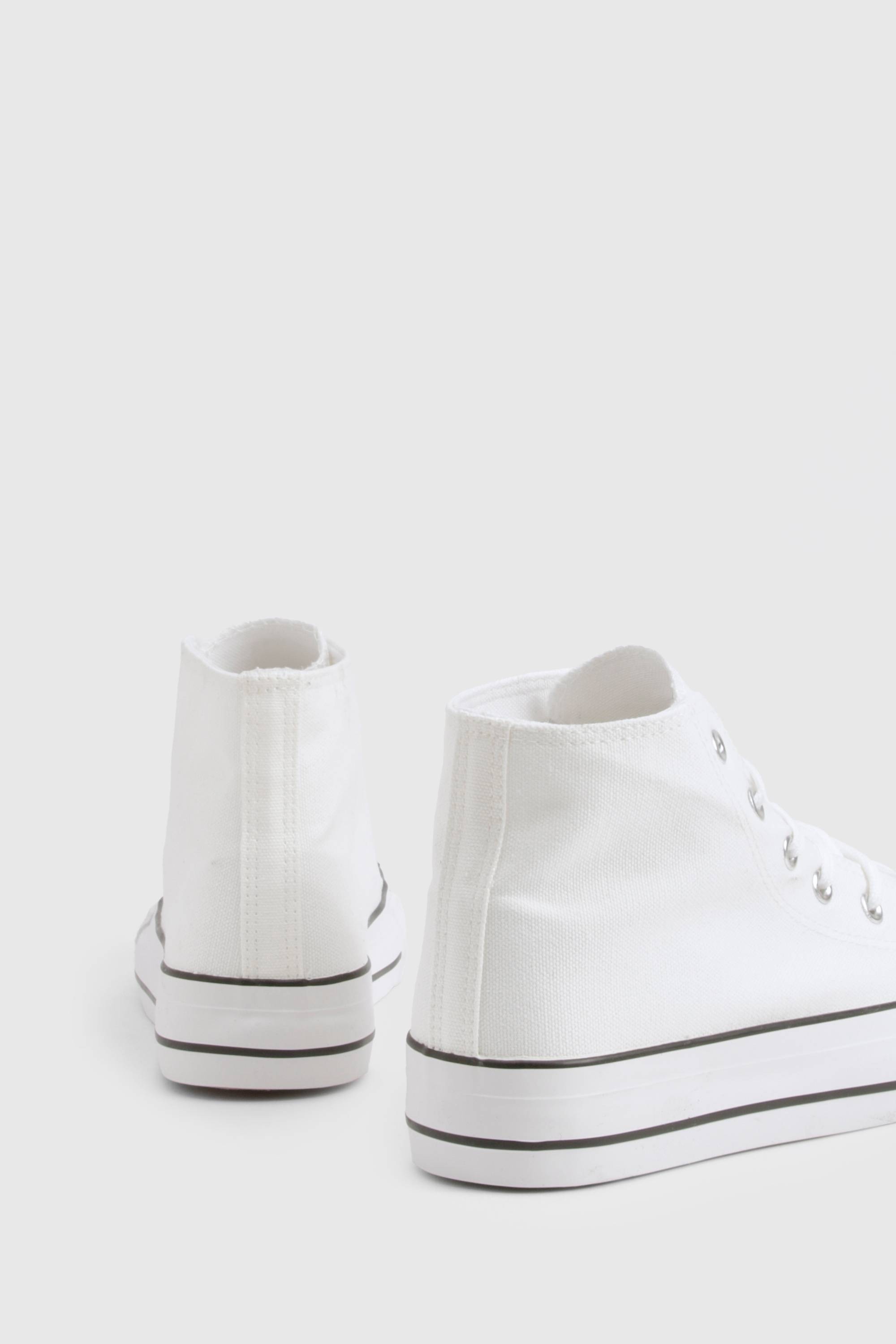 boohoo Baskets montantes à plateforme à lacets