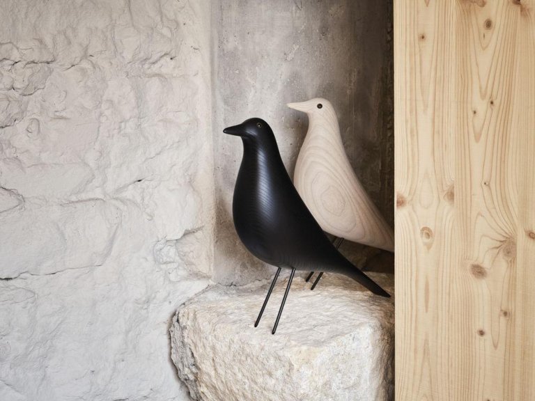 Vitra Eames House Bird vogel decoratie Ash Cotton White
