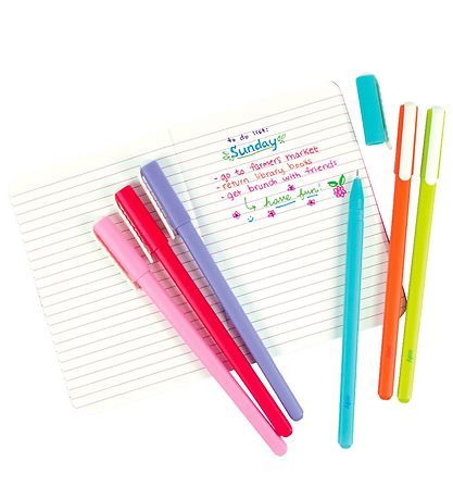 Ooly Pen - 6 St. - Farbige Gelstifte mit feinen Line