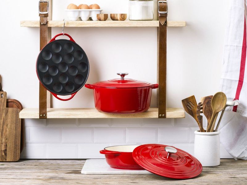 Cocotte Basse BK Bourgogne 28 Rouge Piment
