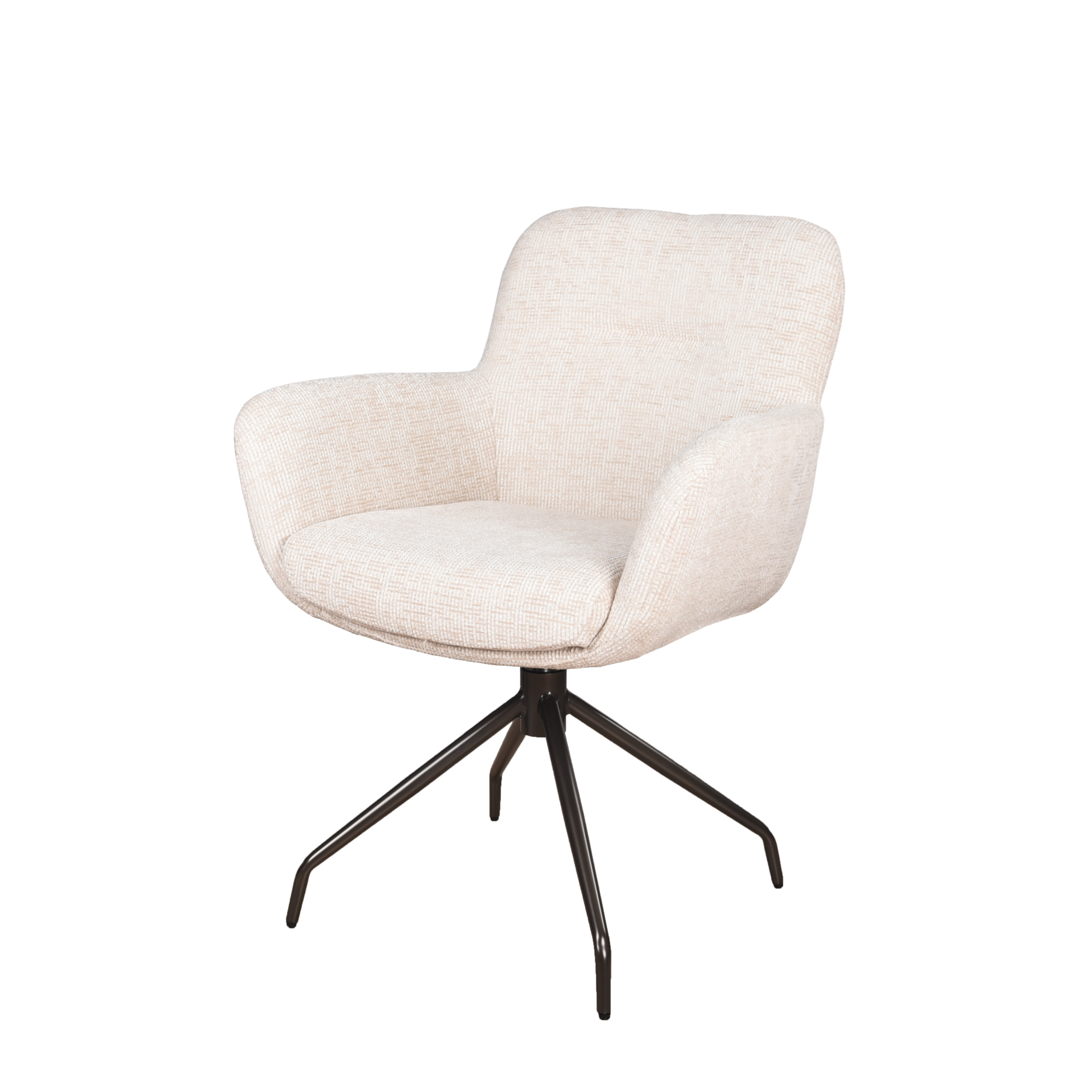 Eetkamerstoel Helsinki Be Fine Cream 11 Atlas 360 Bruin