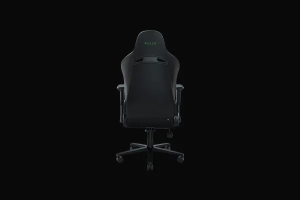 Razer Iskur X - Stol - armstøtter - T-formet - syntetisk læder, stål, elastomerisk polyuretan (EPU) - sort/grøn