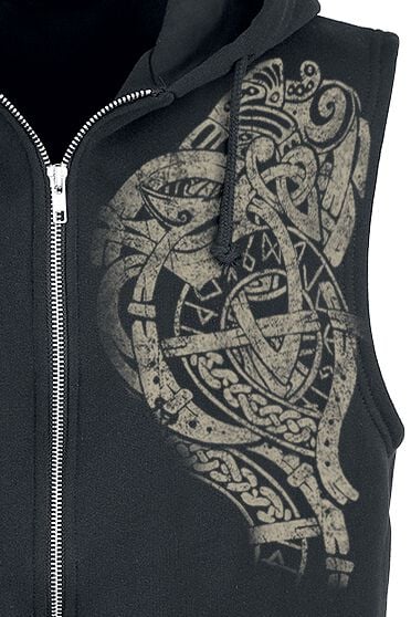 Sweat à Capuche Sans Manches Tattoo Ursus | Outer Vision Veste